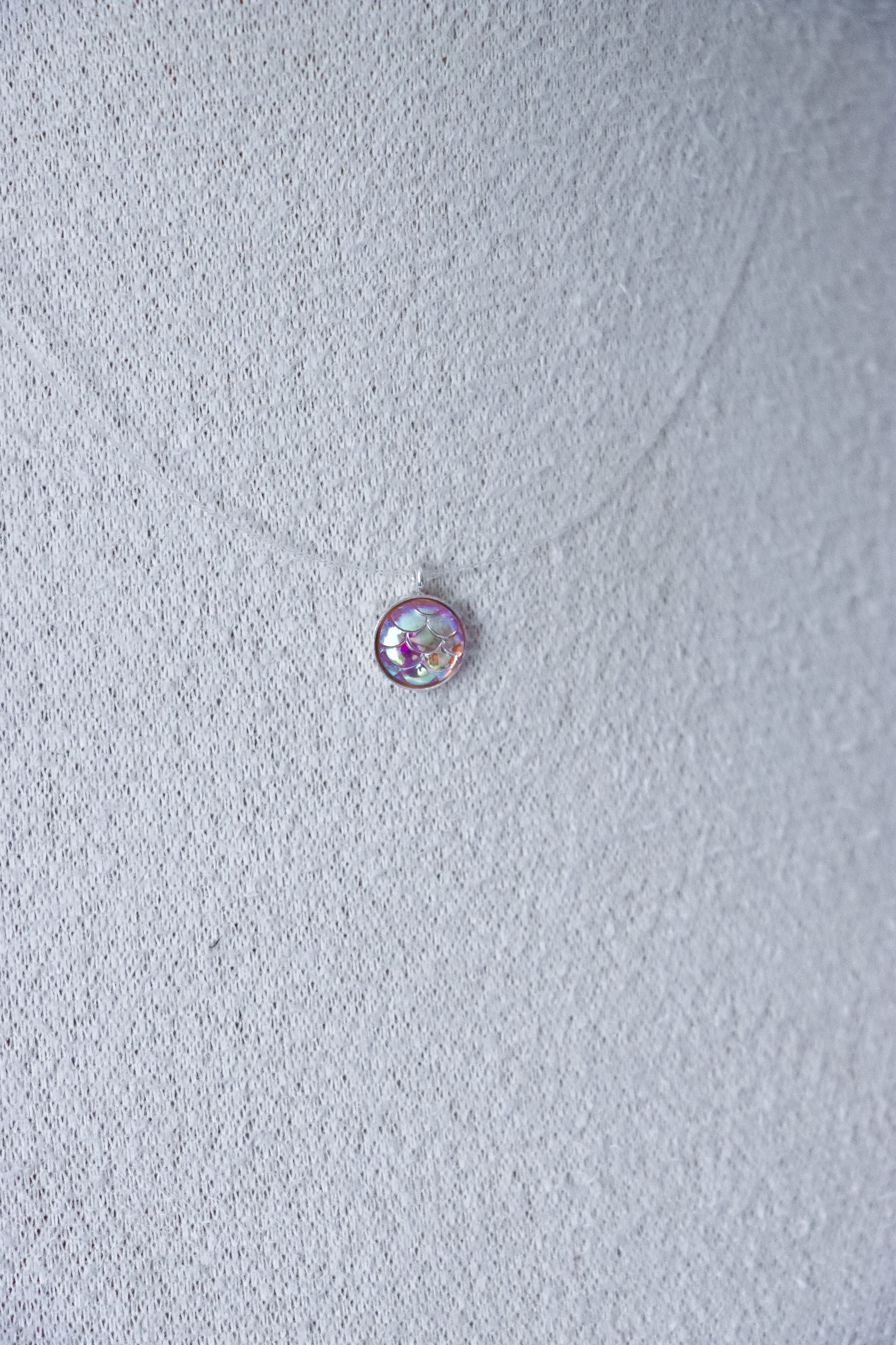 ROSE MERMAID TRANSPARENT NECKLACE