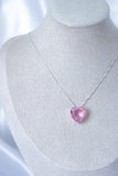 ROSE QUARTZ HEART NECKLACE