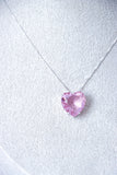 ROSE QUARTZ HEART NECKLACE