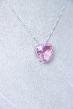 ROSE QUARTZ HEART NECKLACE