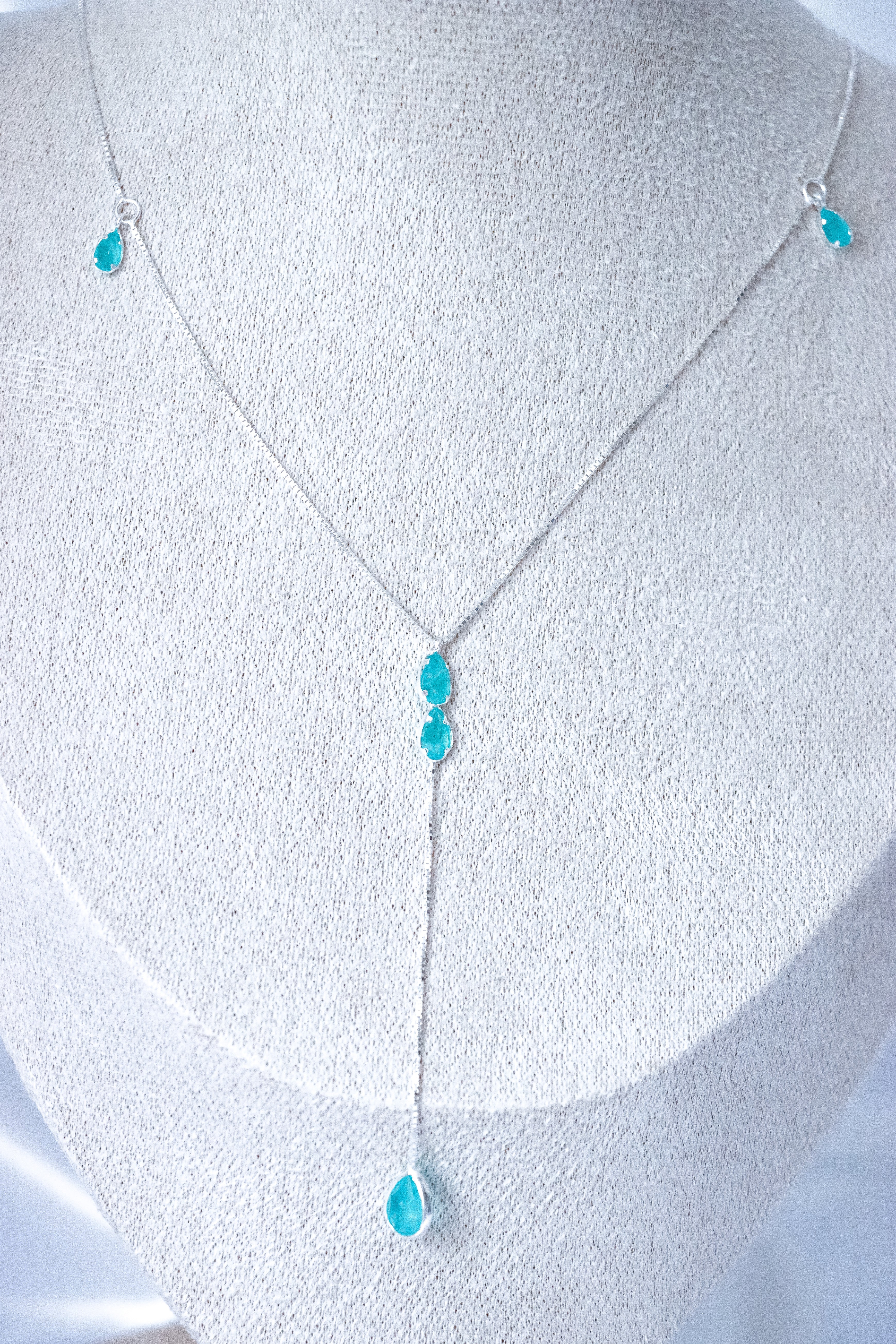 TOURMALINE DROP'S NECKLACE