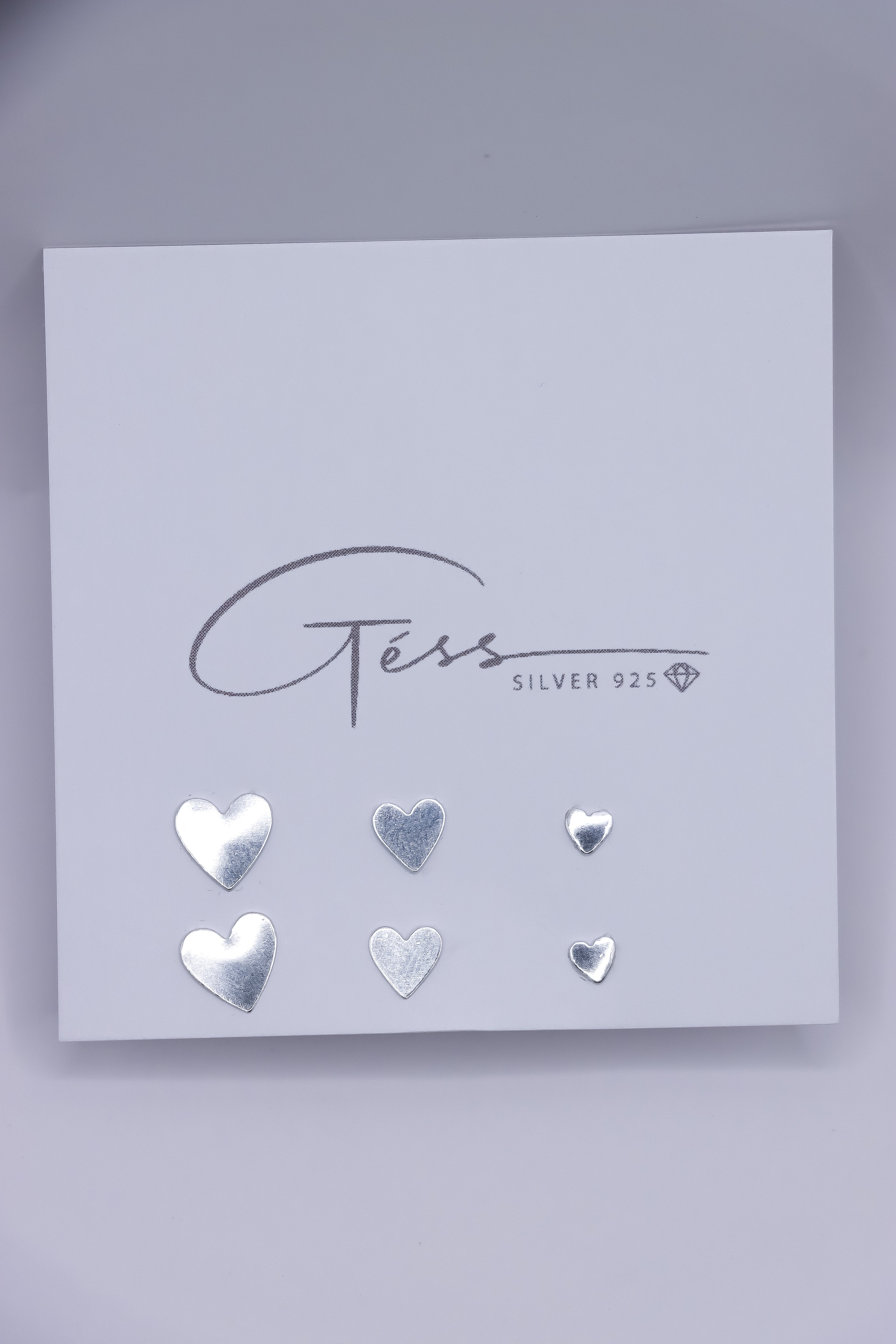 TRIPLE SET HEART EARRING'S