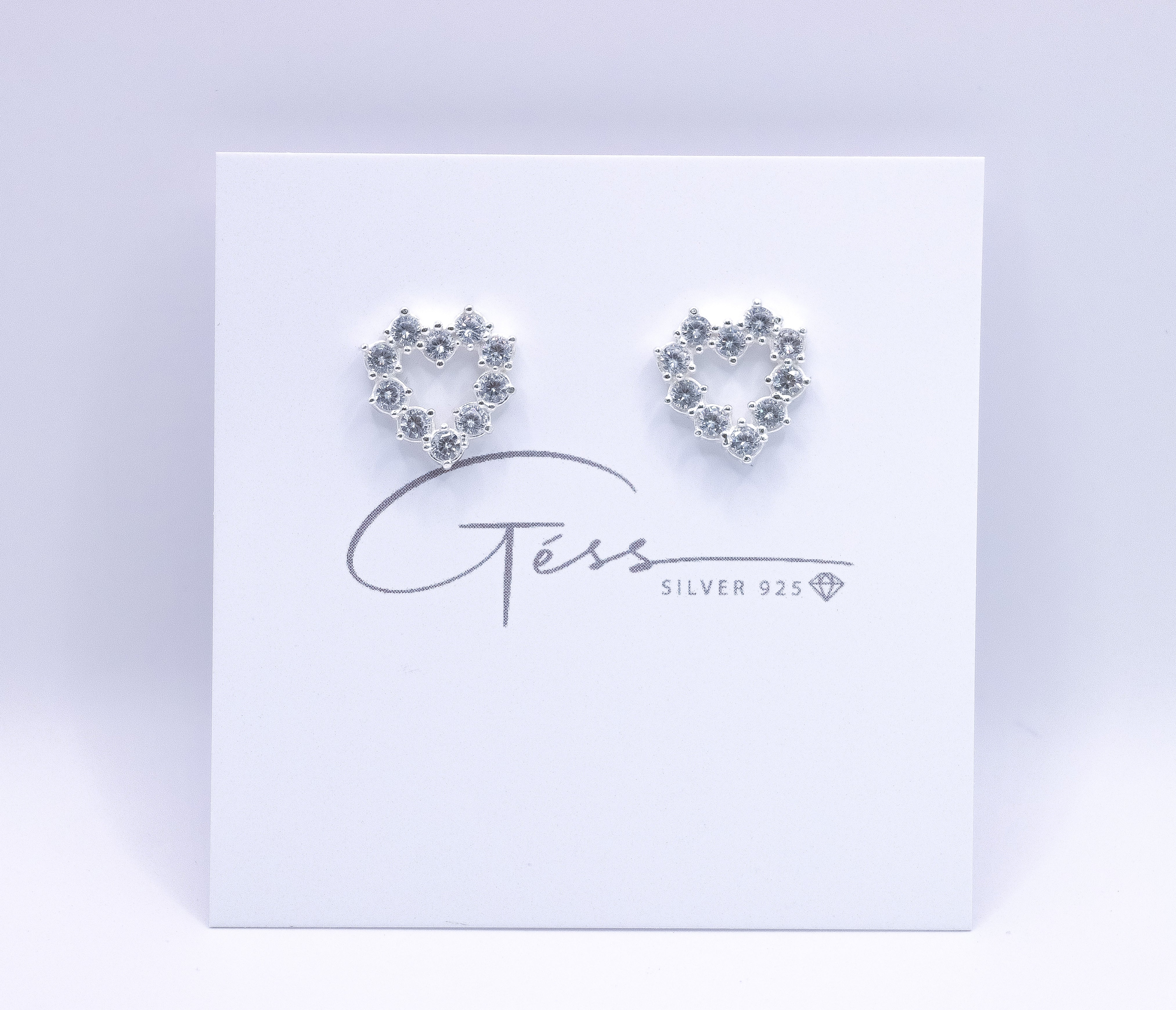 HEART OF DIAMONDS EARRING