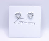 HEART OF DIAMONDS EARRING