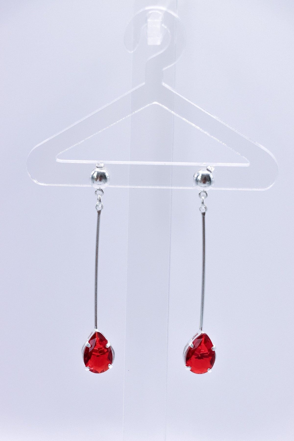 RUBY DIAMOND DROP EARRING