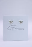 CHECKERED HEART EARRING