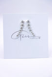 SEVEN CRYSTALS CLIMBER STUD EARRING