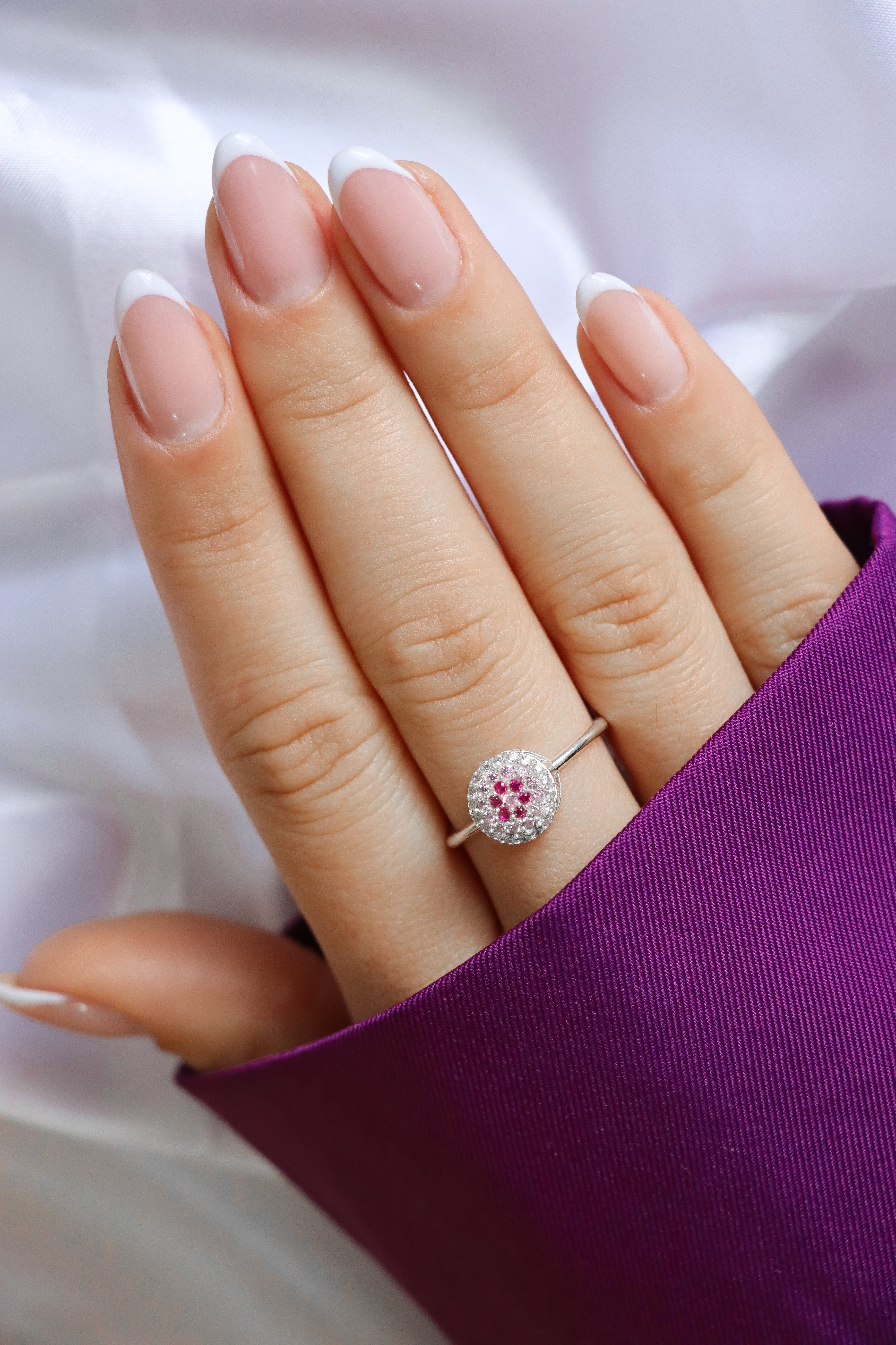 PINK FLOWER RING