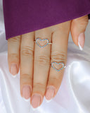 RAINBOW HEART RING