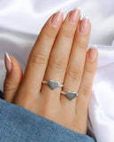 HEAVY HEART RING