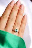 LUXURY EMERALD RING