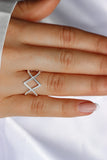 GEOMETRICAL RHOMBUS RING