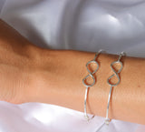 PLAIN INFINITY BRACELET WITH LOCKER